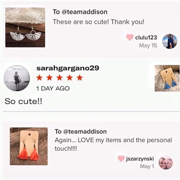 Tassel Earrings NEW Boho Festival Party Bright Pink Handmade USA - Picture 6 of 7